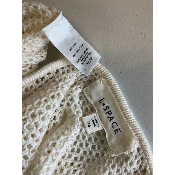 Lspace 'Villa' Cream Cotton Nova Dress Size XS - Picture 4 of 4